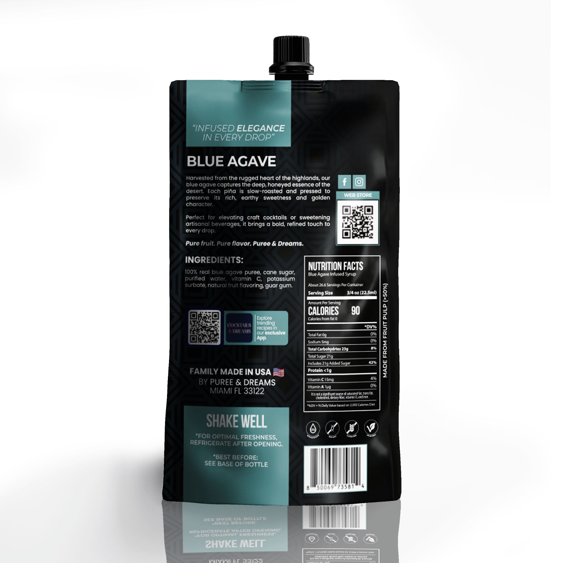 Blue Agave Infused Syrup – Pure & Earthy Natural Sweetener