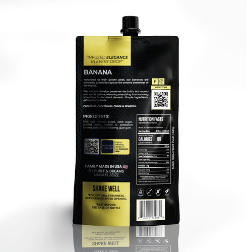 Banana Infused Syrup – Creamy & Rich Pastry & Beverage Base