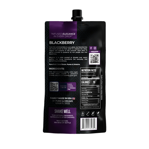 Blackberry Infused Syrup – Deep & Tart Mixology Essential
