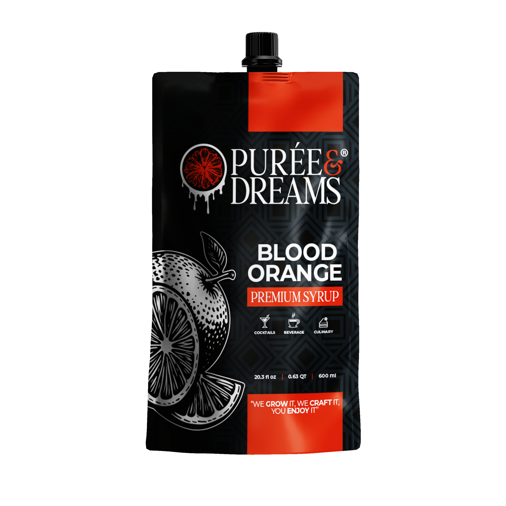 Blood Orange Puree Infused Syrup – Crimson Citrus Luxury