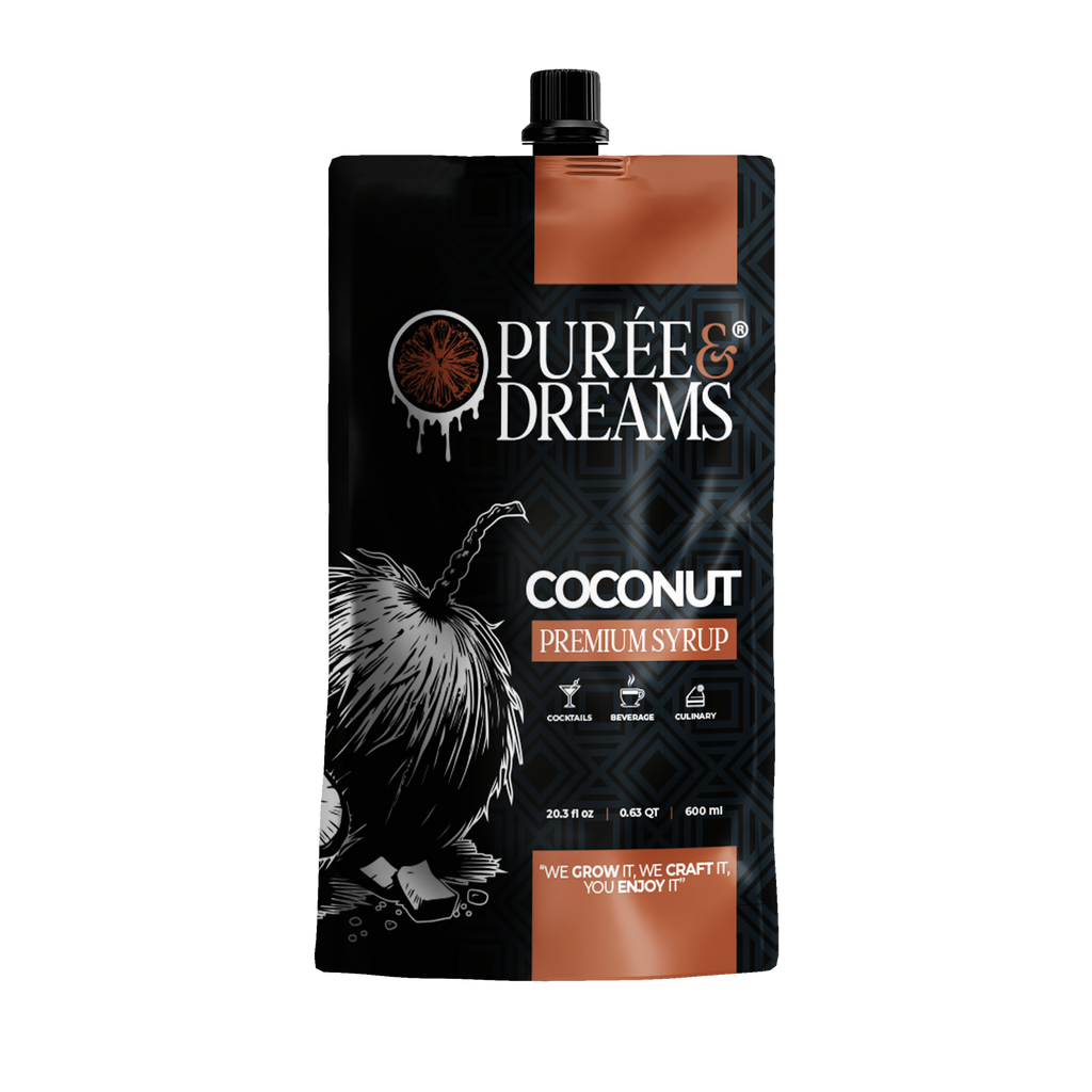 Coconut pureé Infused Syrup – Tropical Velvet Texture