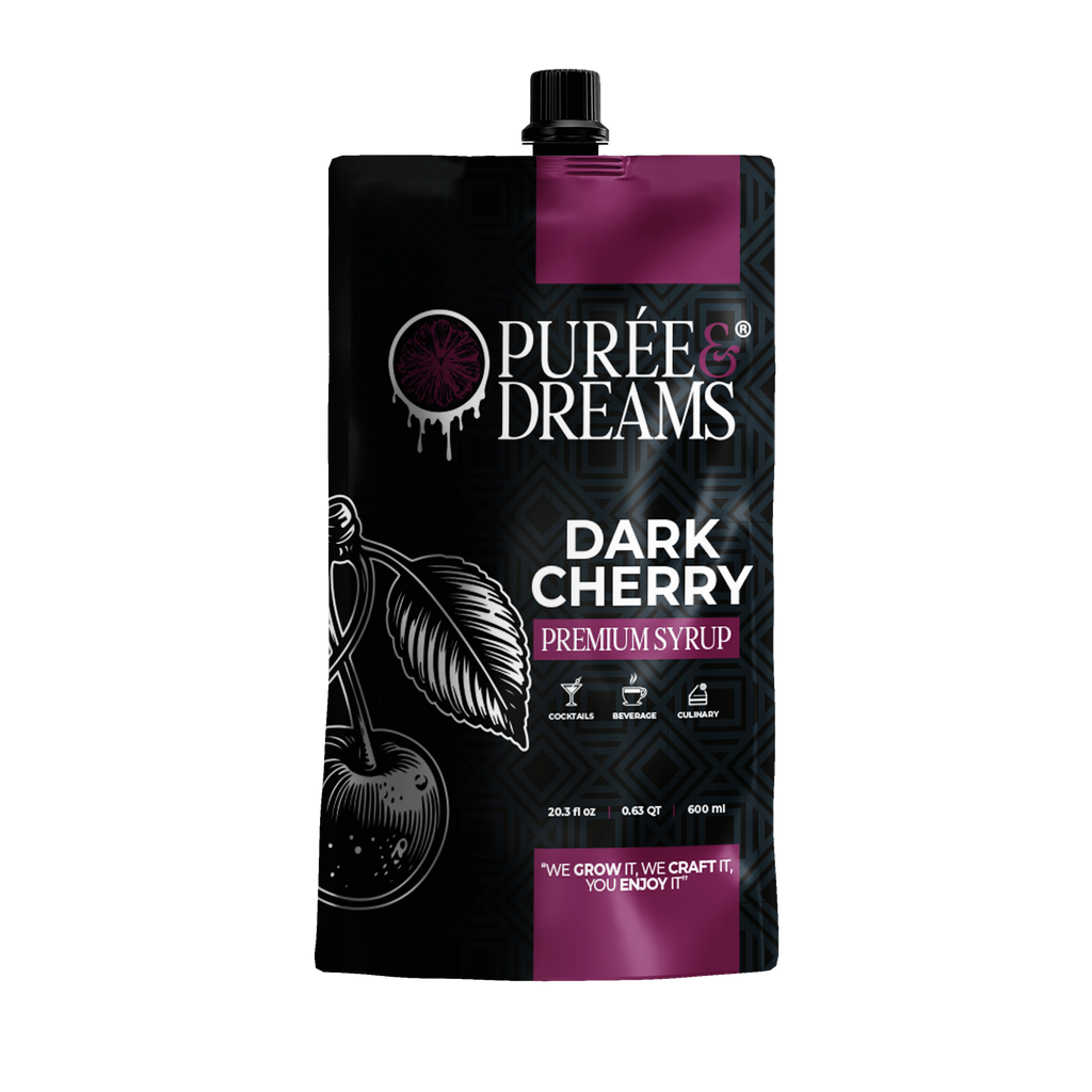 Dark Cherry Puree Infused Syrup – Rich & Exquisite Flavor