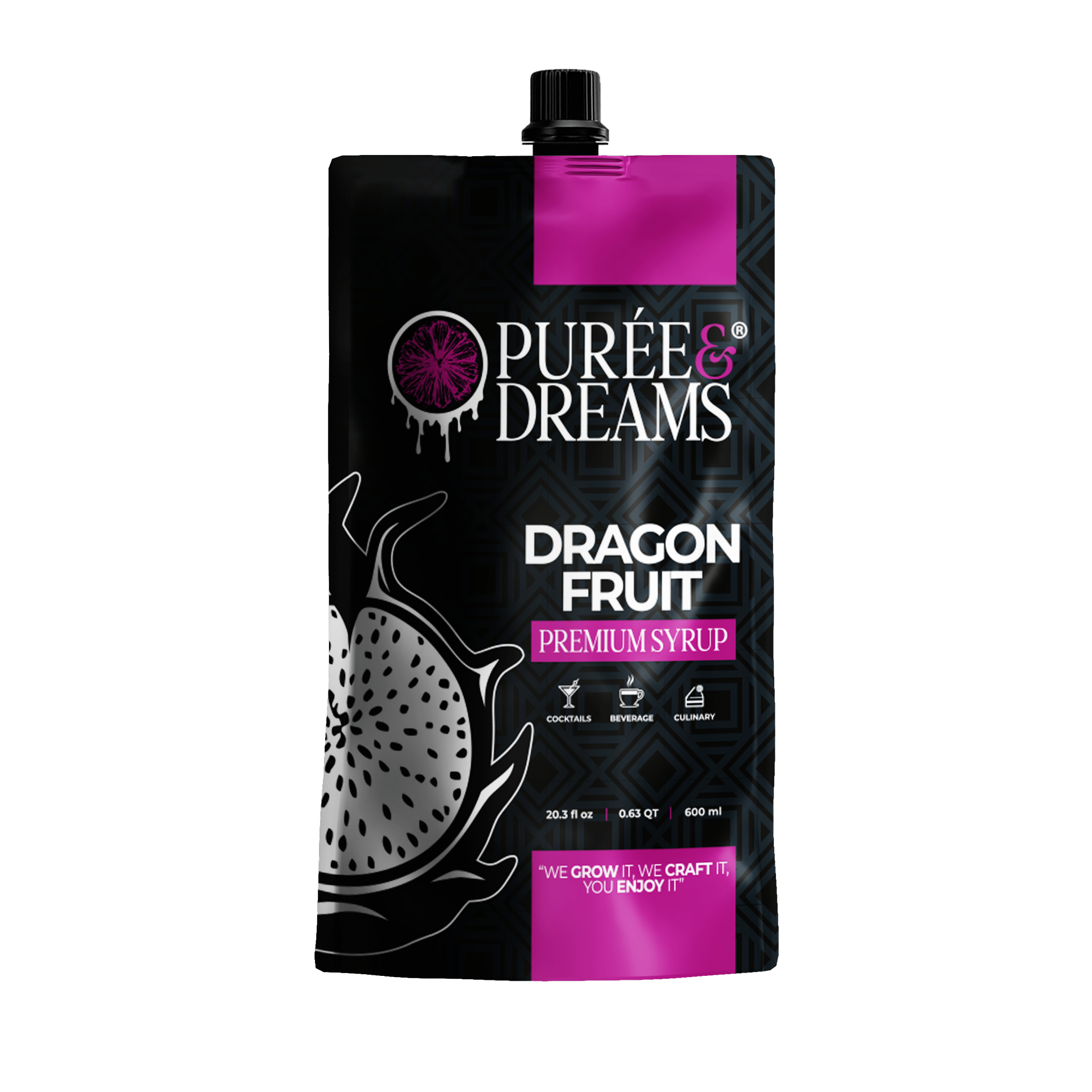 Purple Dragon Fruit Infused Syrup – Exotic & Visually Stunning Ingredient