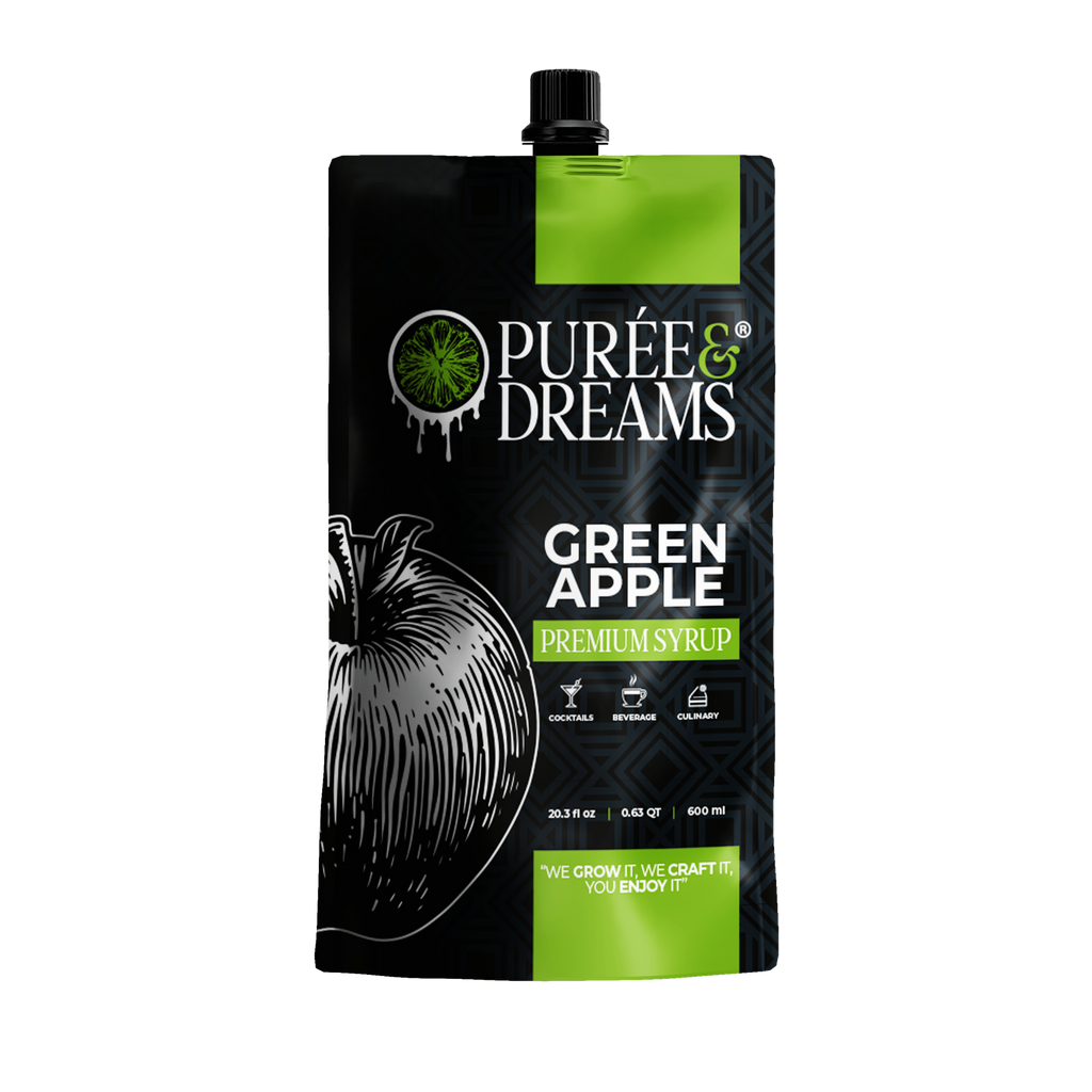 Green Apple Puree Infused Syrup – Crisp Citrus Balance