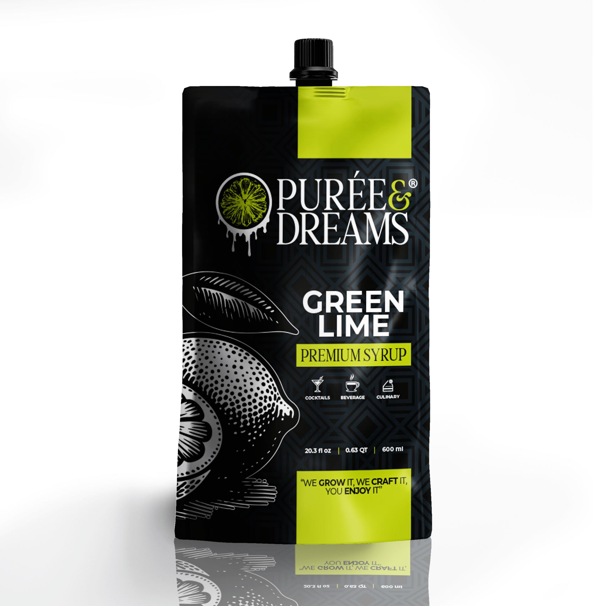 Green Lime Puree Infused Syrup – Essential Bar Base