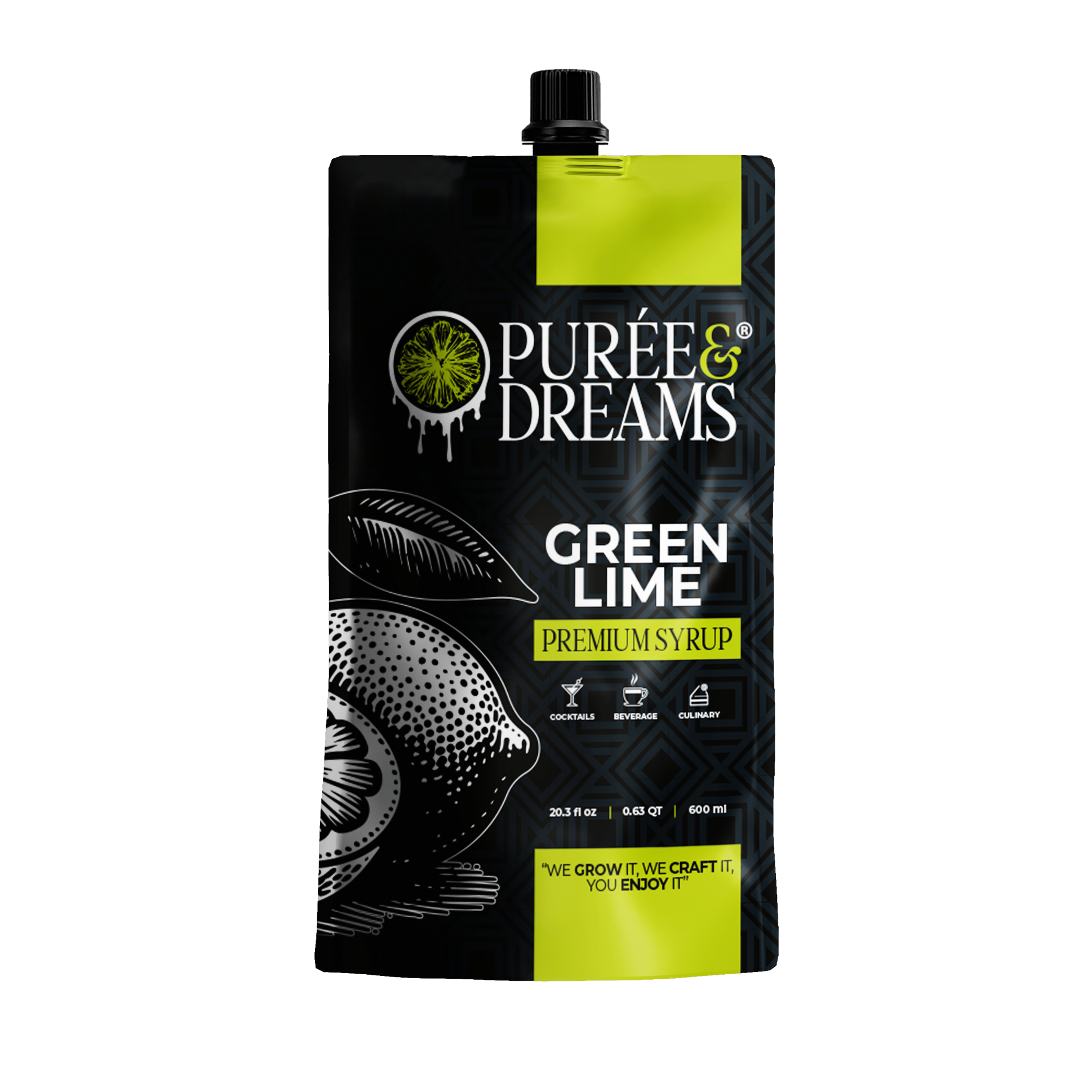 Green Lime Puree Infused Syrup – Essential Bar Base