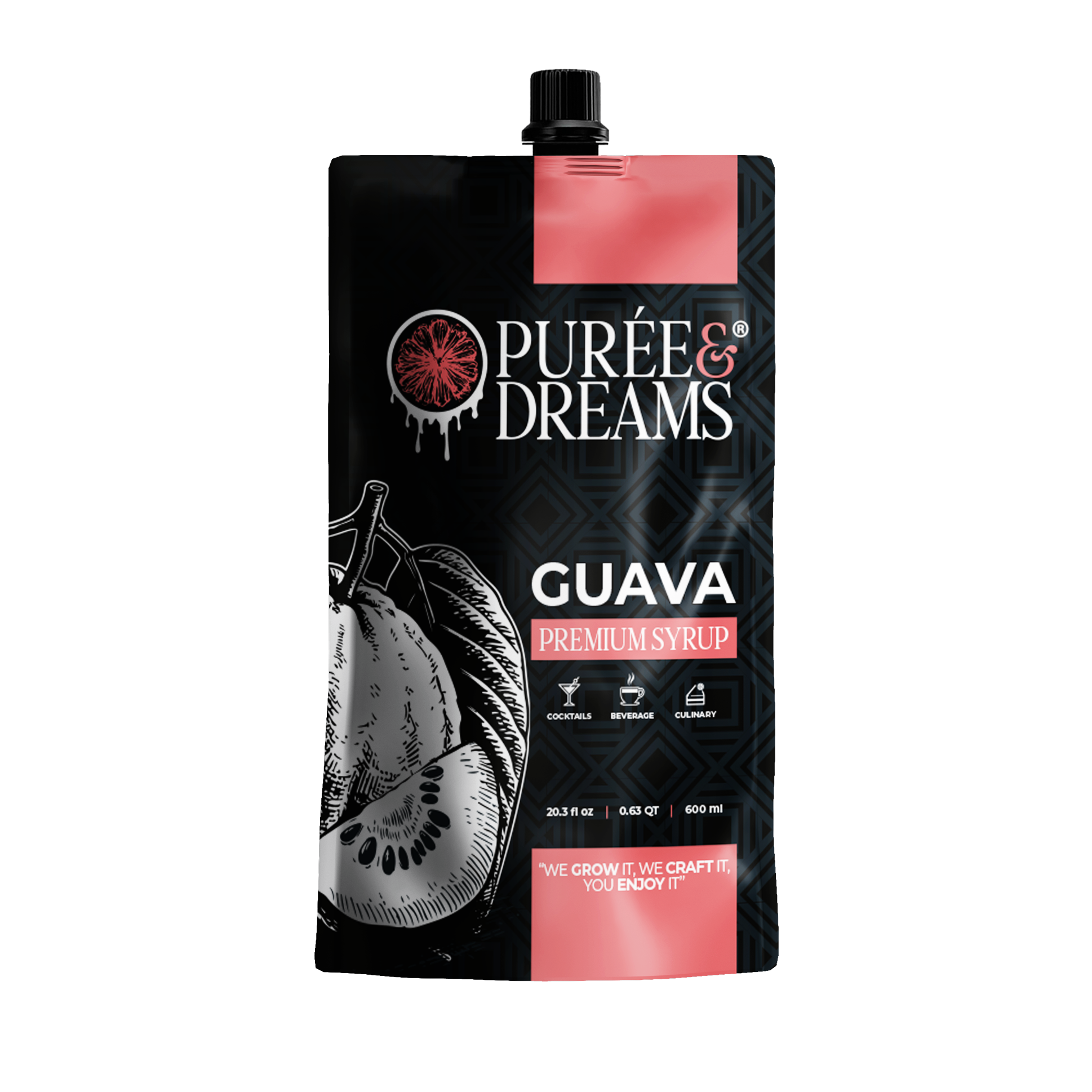 Guava Infused Premium Syrup – Vibrant & Sweet Tropical Flavor