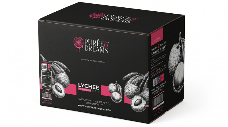 CSx8 #06-P&D LYCHEE SYRUP 600ml