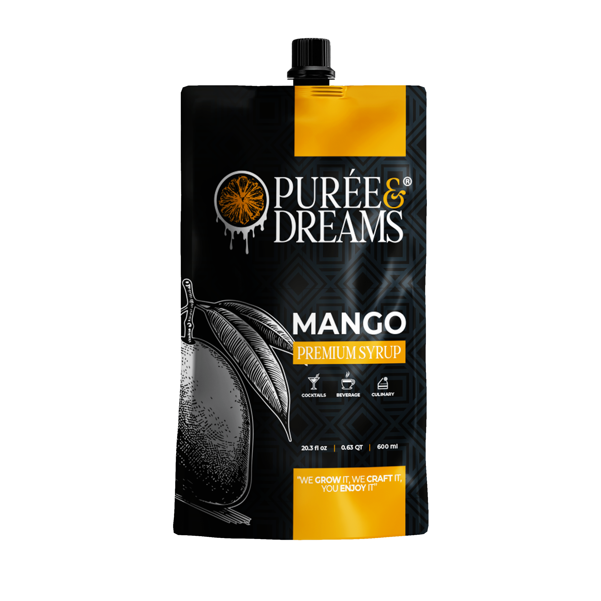 Mango Infused Premium Syrup – Sweet & Sun-Ripened Taste