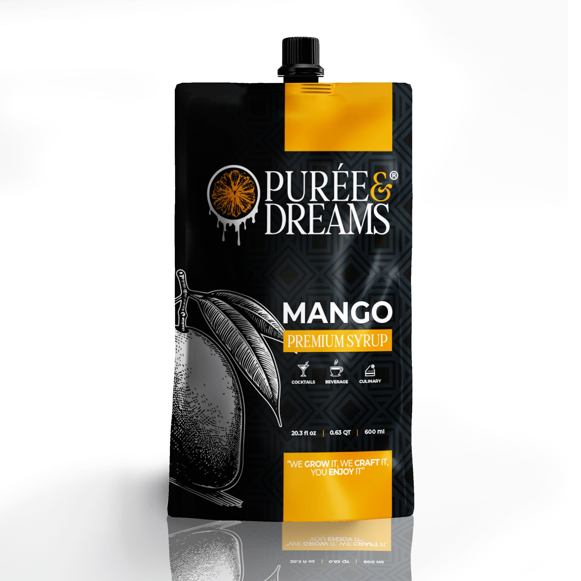 Mango Infused Premium Syrup – Sweet & Sun-Ripened Taste