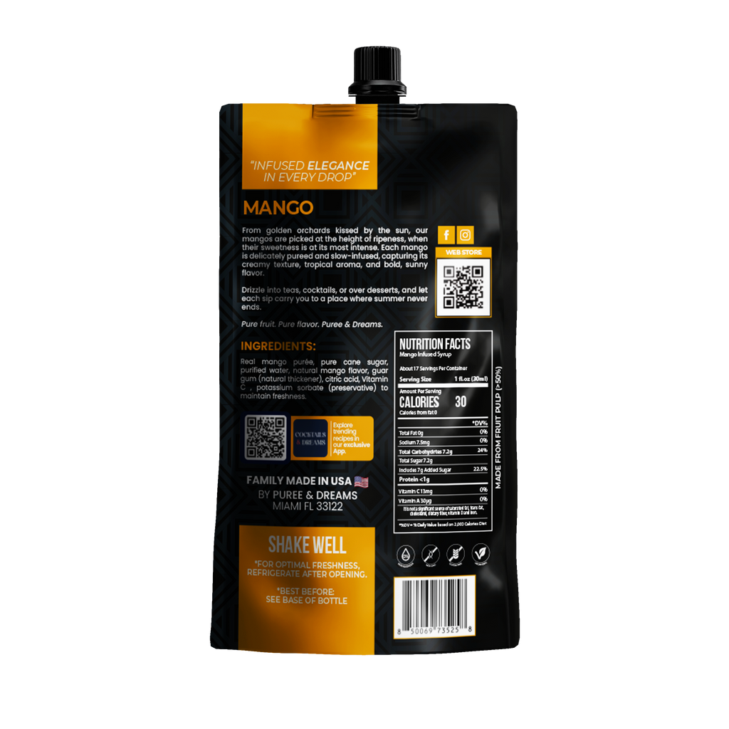Mango Infused Premium Syrup – Sweet & Sun-Ripened Taste