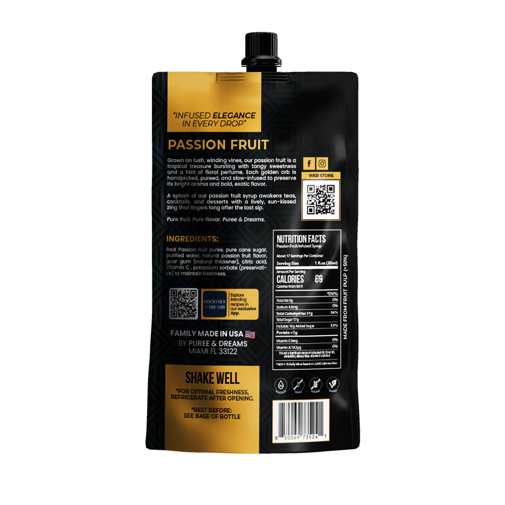 Passion Fruit Infused Premium Syrup – Bold & Exotic Zest