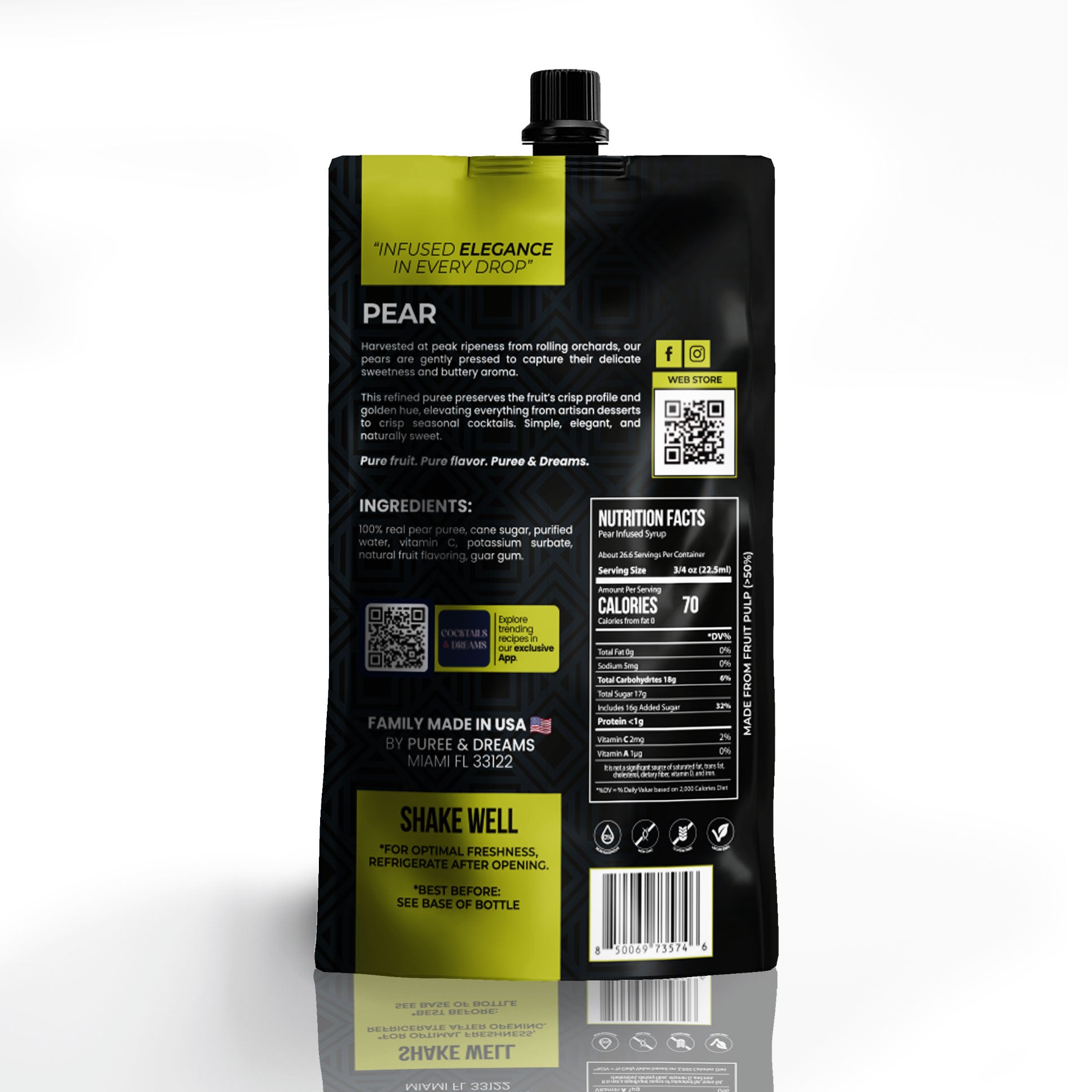 Pear Infused Syrup – Crisp & Velvet-Smooth Flavor Base