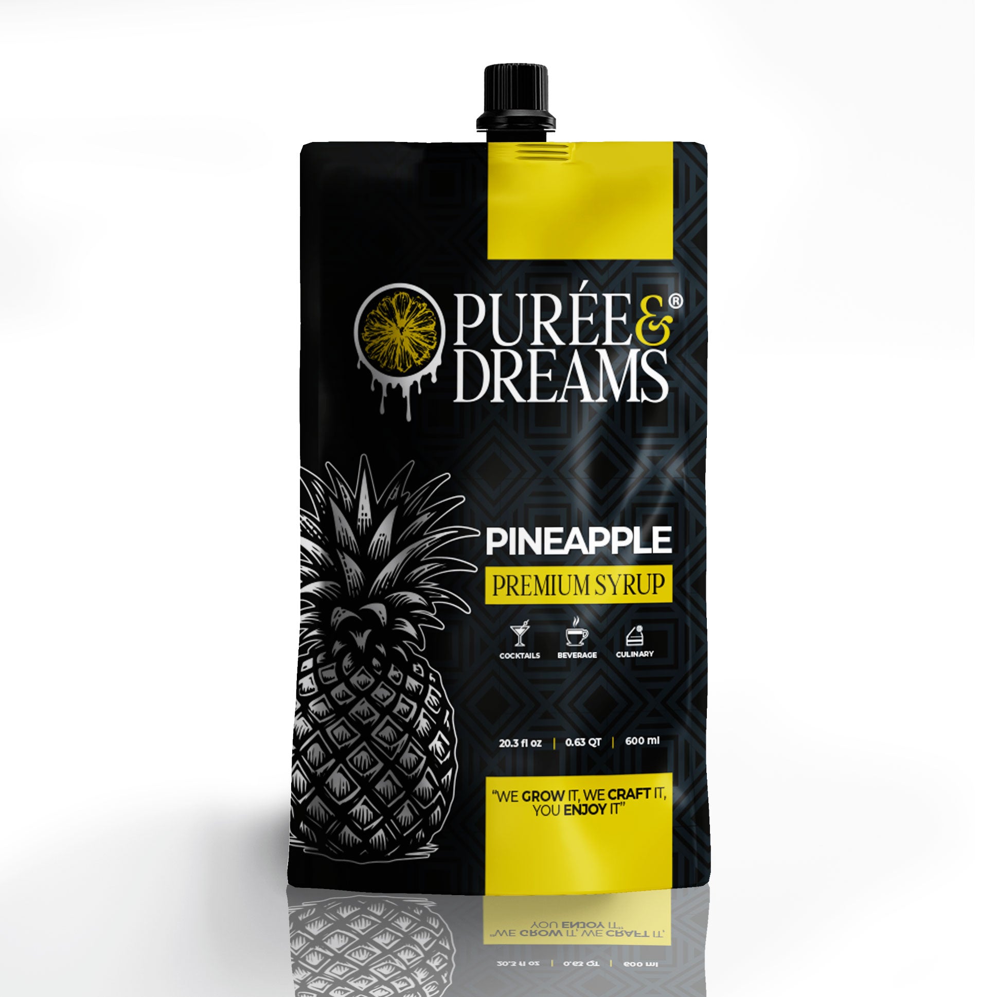 Pineapple Infused Premium Syrup – Juicy & Vibrant Golden Flavor