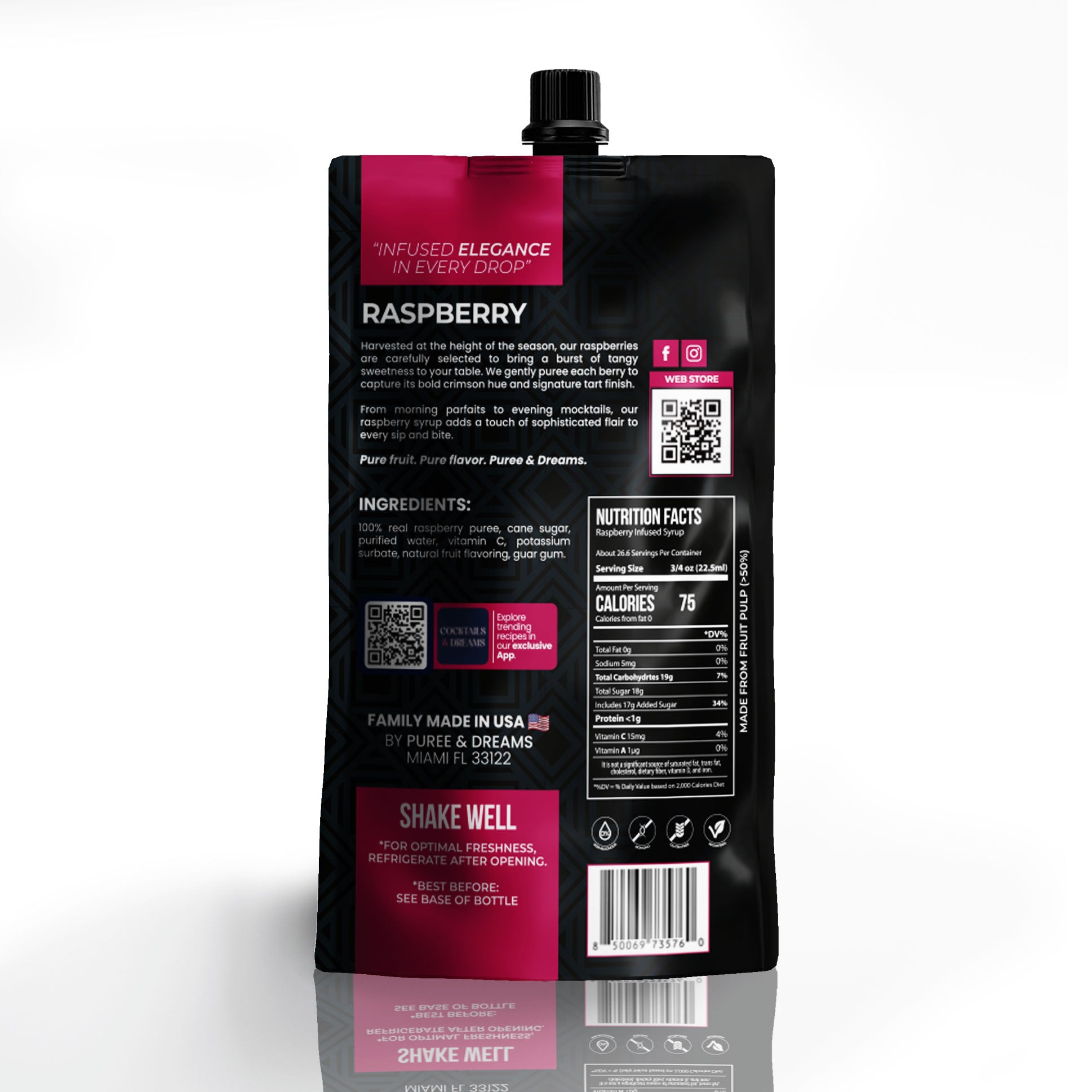 Raspberry Infused Syrup – Bold & Zesty Gourmet Botanical