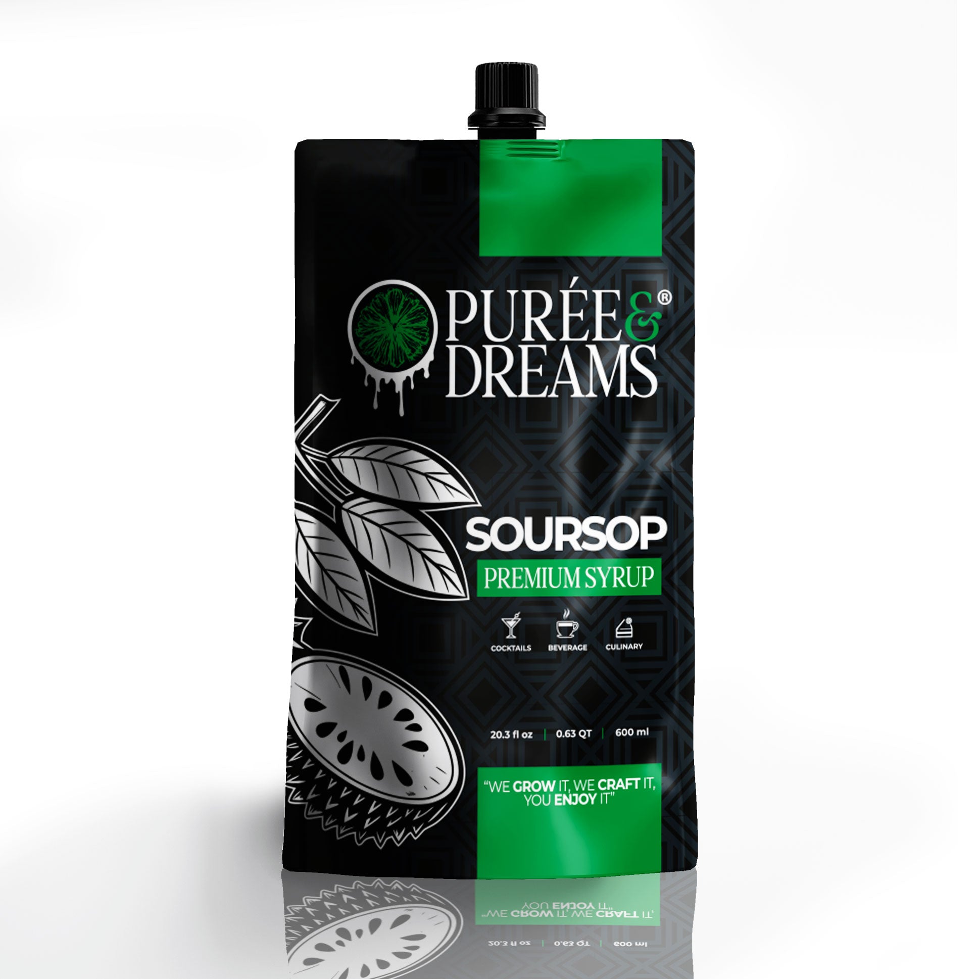 Soursop Infused Syrup – Unique Creamy & Tropical Flavor Profile