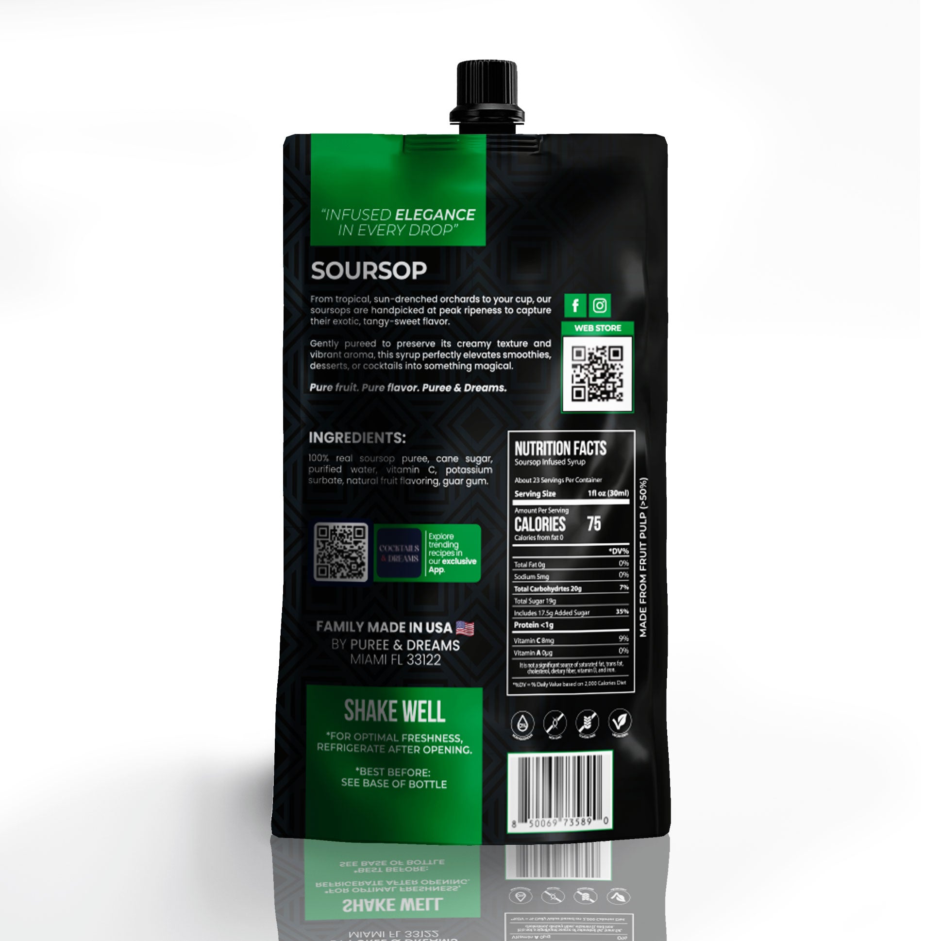 Soursop Infused Syrup – Unique Creamy & Tropical Flavor Profile