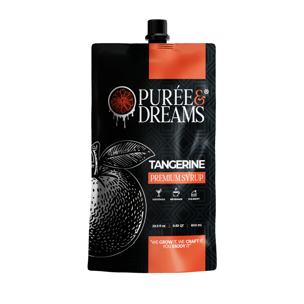 Tangerine Sweet Puree Infused Syrup – Bright Citrus Aroma