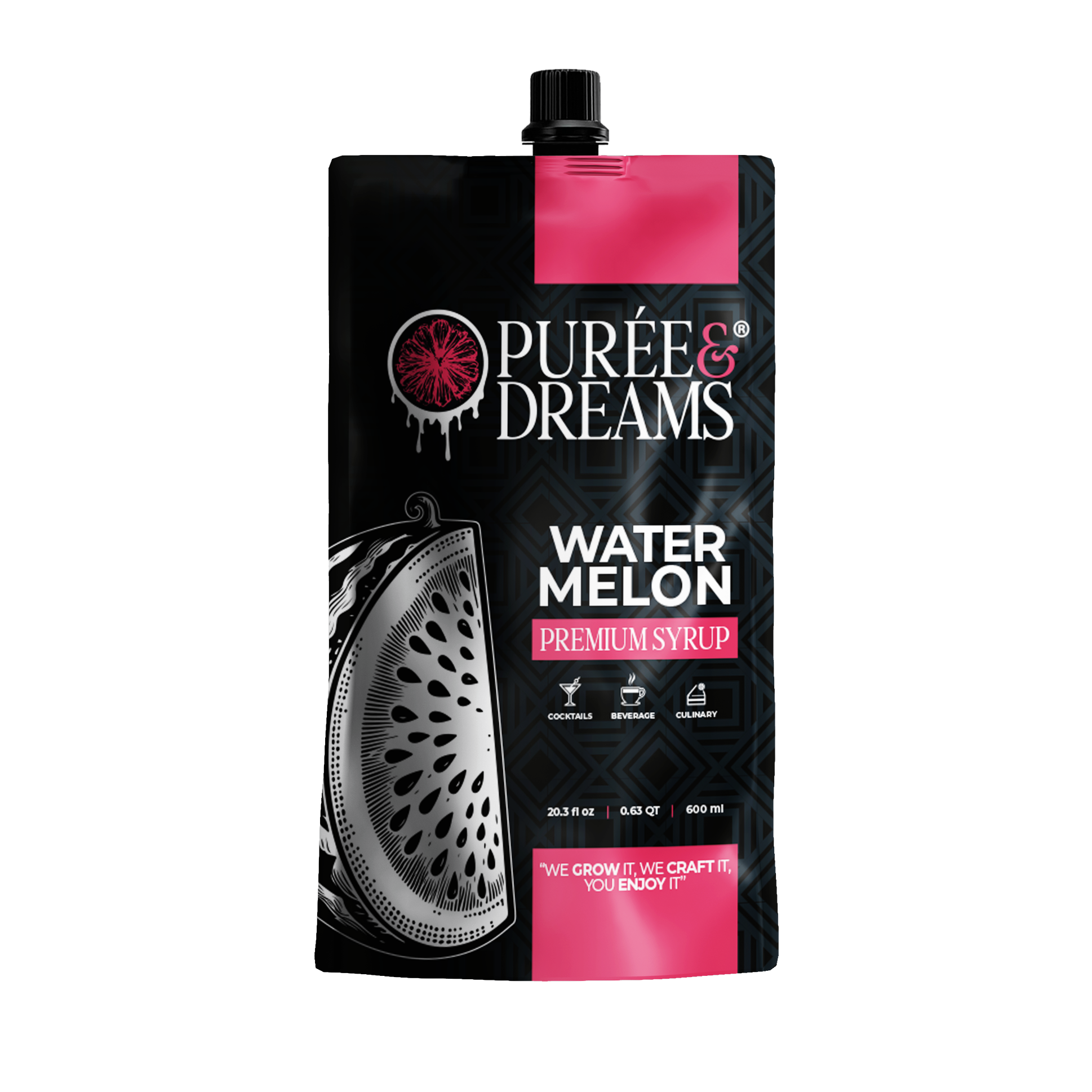 Watermelon Puree Infused Syrup – Summer Queen Cocktail Base