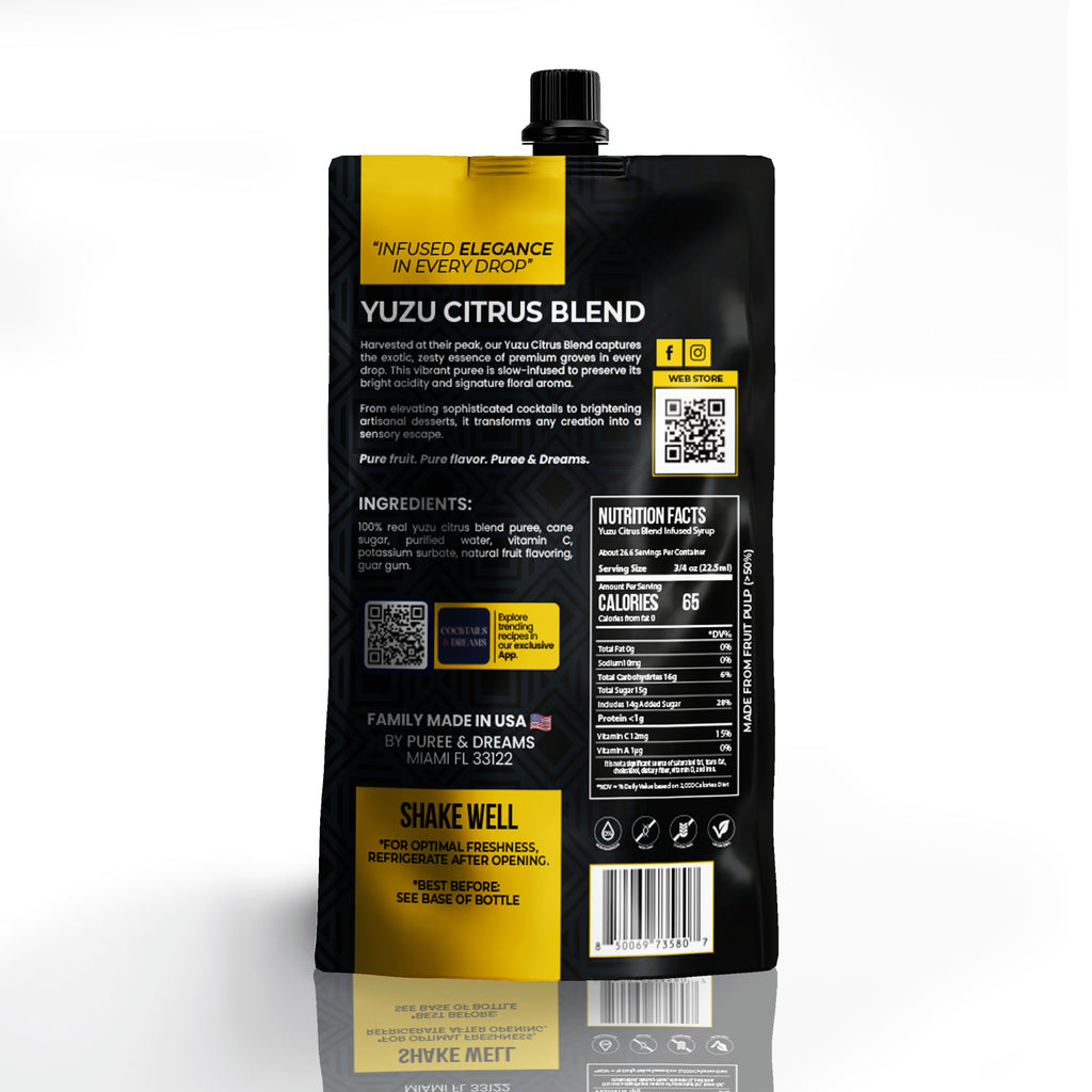 Yuzu Citrus Blend: Yuzu Citrus Blend Infused Syrup – Premium Sharp & Aromatic Citrus